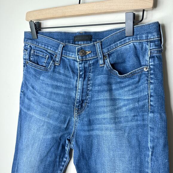 Uniqlo Jeans Women's Size 27 Straight Leg Stretch 5-Pocket Mid-Rise Denim - Picture 2 of 7